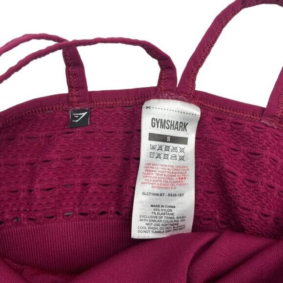 GYMSHARK Energy Seamless Sports Bra Crop Top Sz Small - Picture 4 of 5